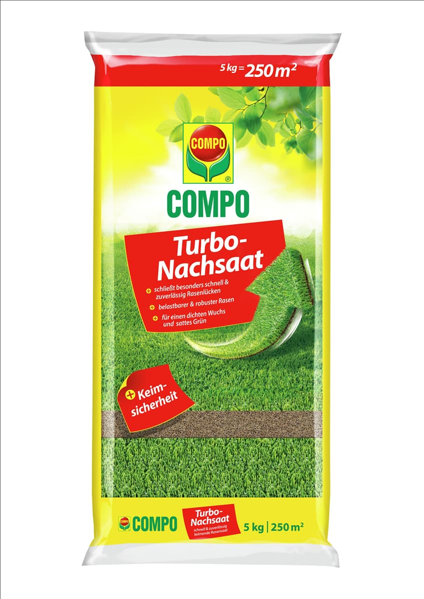 COMPO Turbo Nachsaat 5kg für 250m²